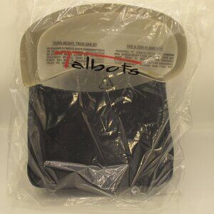 Talbots navy silk evening purse with braided handle